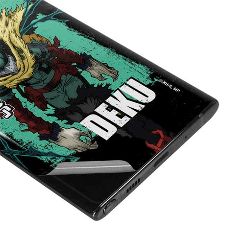 My Hero Academia Dark Deku Season 6 Galaxy Note 10 Skin